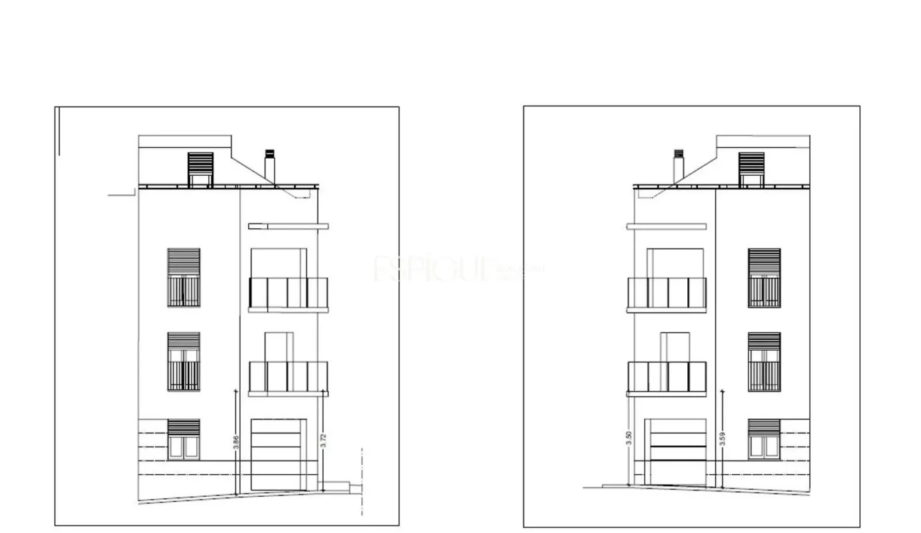 Neubauhaus im Zentrum von Arenys de Munt mit Terrasse, Aufzug und hochwertiger Ausstattung