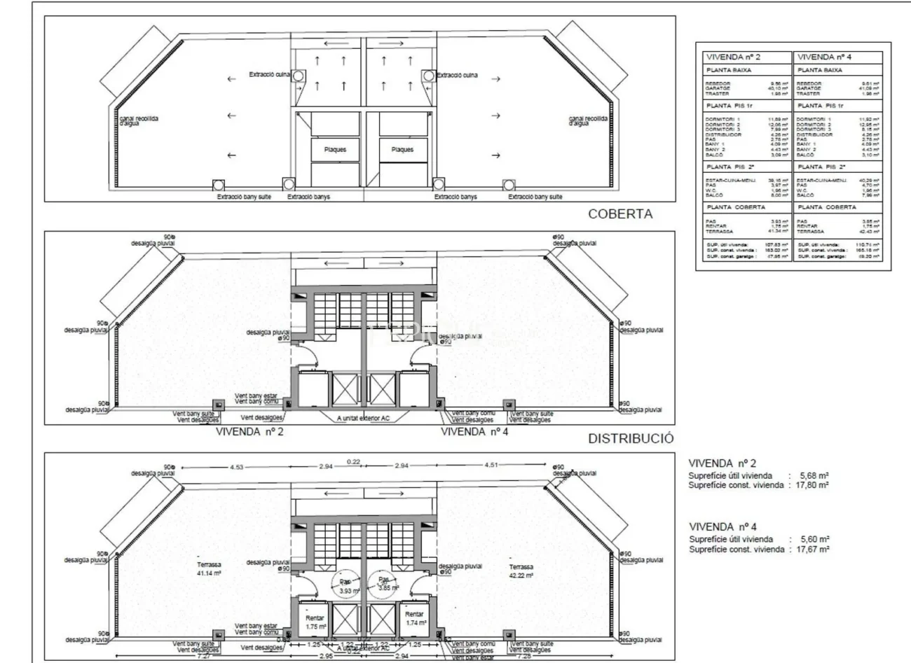Neubauhaus im Zentrum von Arenys de Munt mit Terrasse, Aufzug und hochwertiger Ausstattung