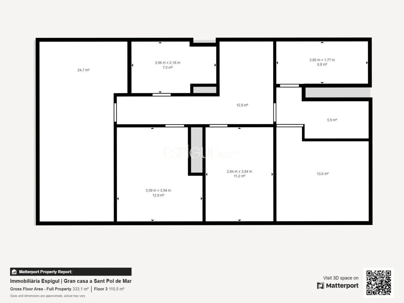 Casa de reciente construcción, con 5 habitaciones y amplio jardín en Sant Pol de Mar