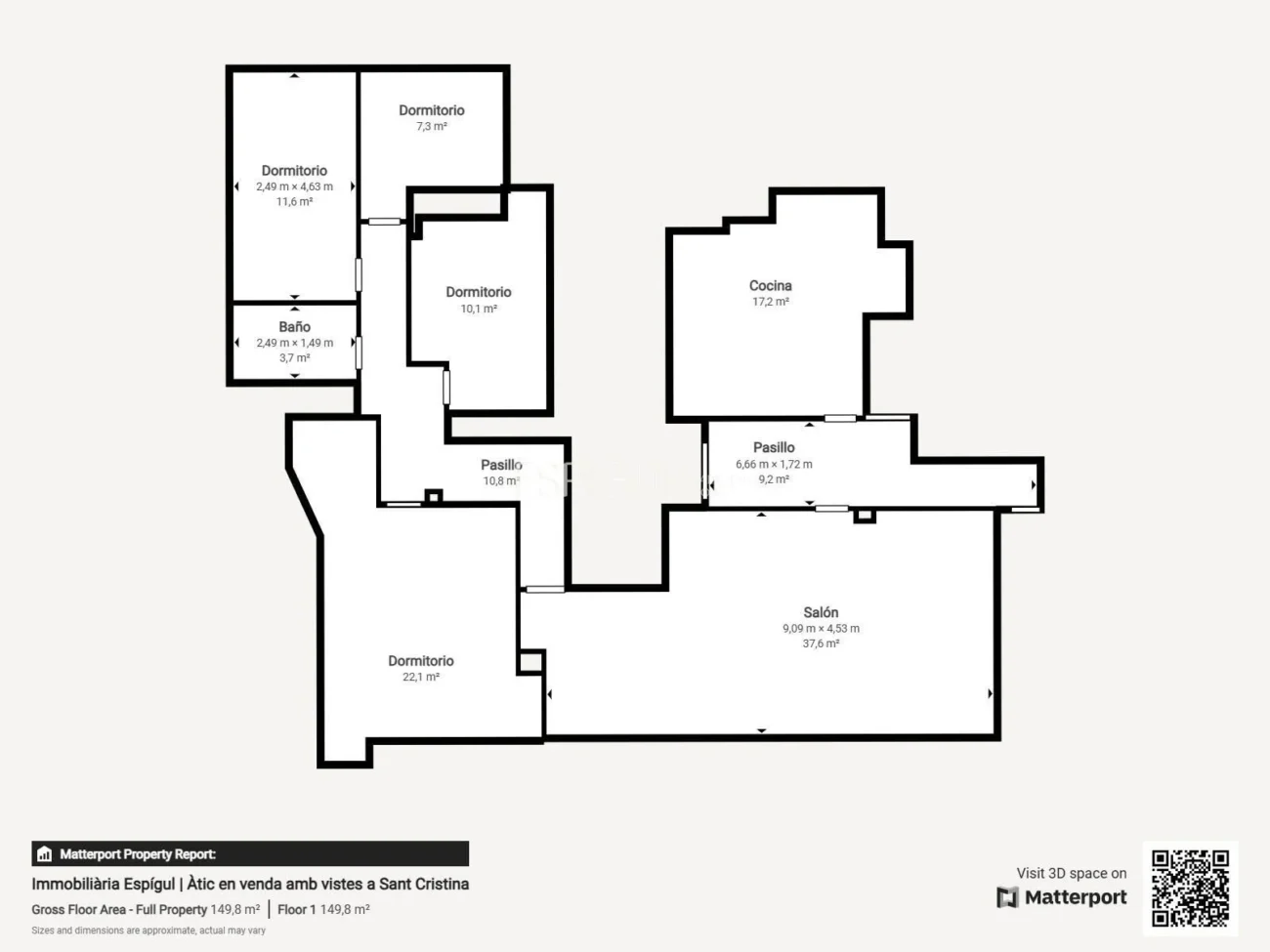 Espectacular ático en el centro de Santa Cristina d’Aro