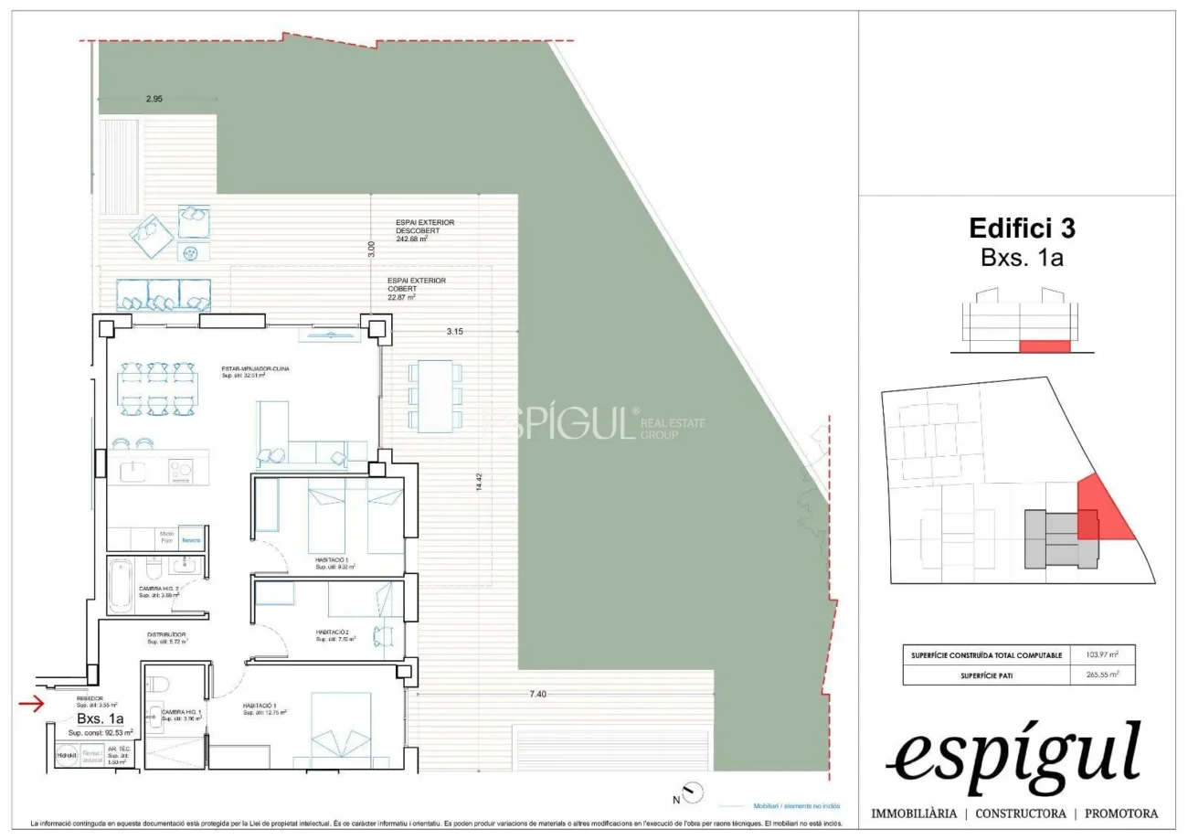 Estrena planta baja con gran jardín – Terrazas de Vilablareix