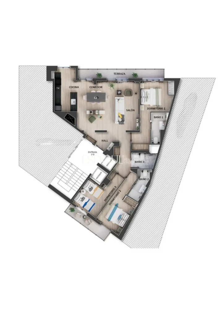 Exclusiva vivienda exterior en Calle Alcántara