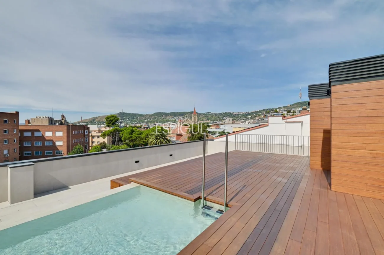 Exclusivo piso de obra nueva con 104 m² de espacio exterior en Sant Gervasi-Galvany