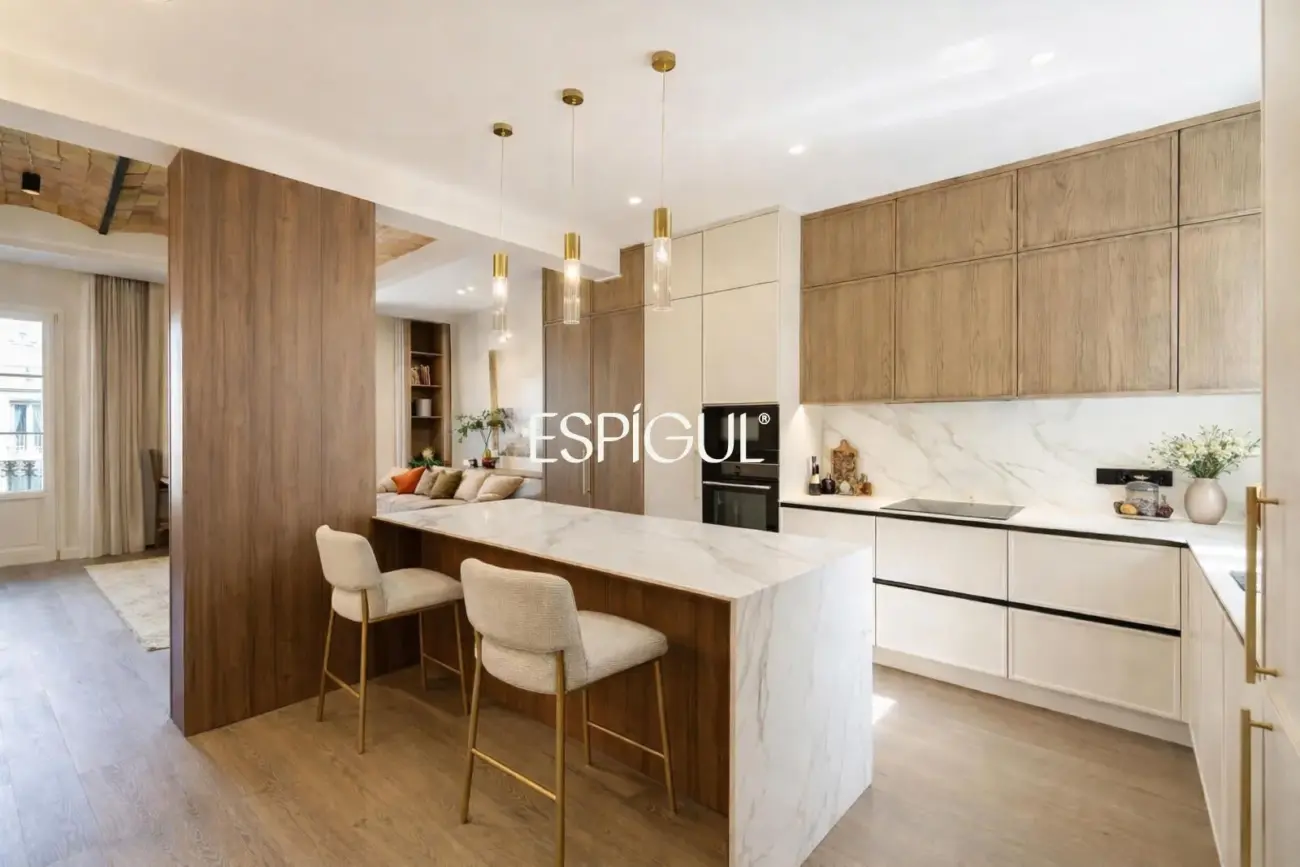 Exclusiu pis reformat en venda al carrer d’Aragó, la Dreta de l’Eixample