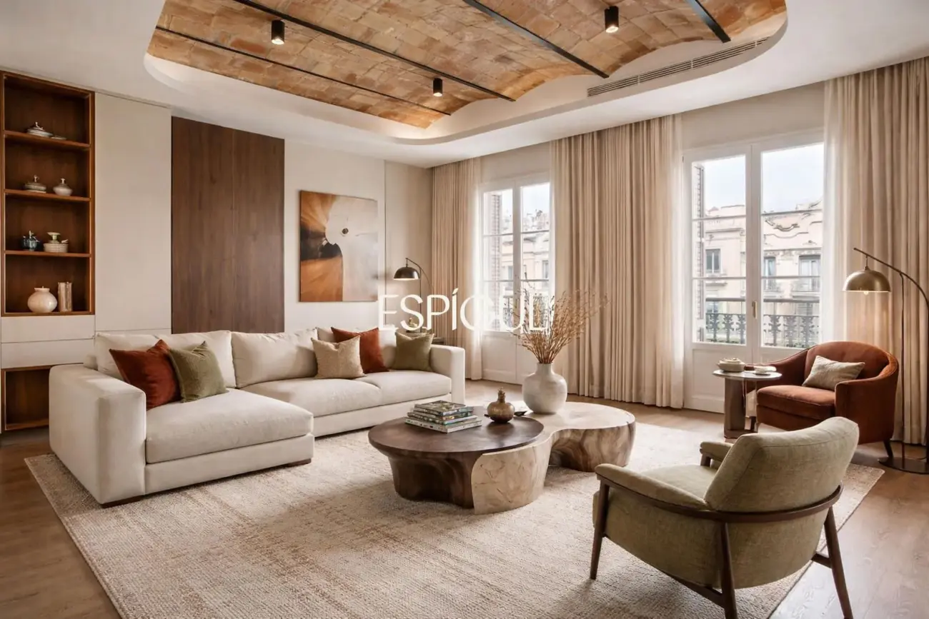 Exclusiu pis reformat en venda al carrer d’Aragó, la Dreta de l’Eixample