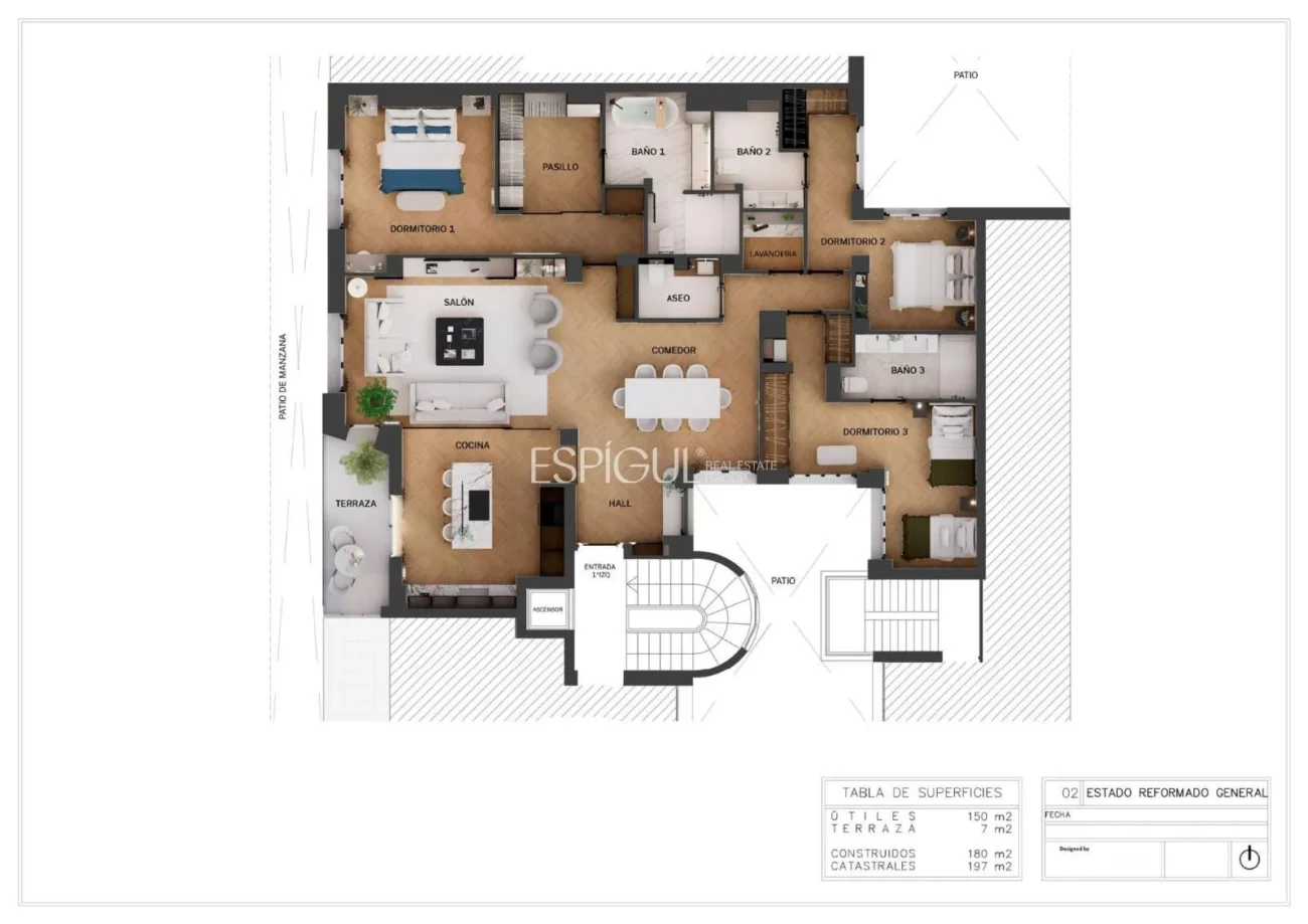Impecable piso con balcon en Diego de Leon, Barrio de Salamanca