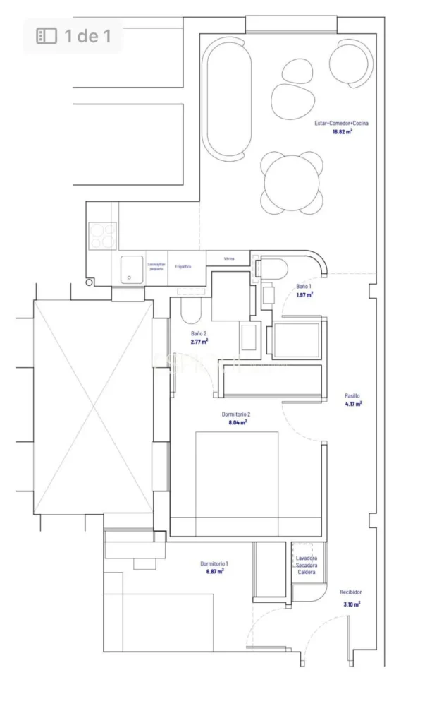 Lluminós pis exterior al carrer Duque de Sesto