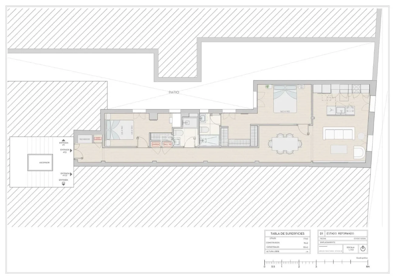Piso reformado en Calle General Diaz Porlier, Barrio de Salamanca