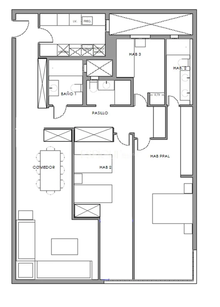 Renovated Apartment for Sale in Calle Conde De Peñalver, Barrio De Salamanca