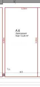 Plaza de parking en planta baja en Girona – Químics