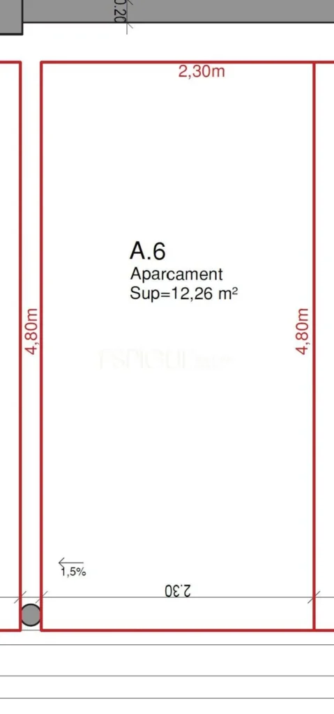 Plaza de parking en planta baja en Girona – Químics