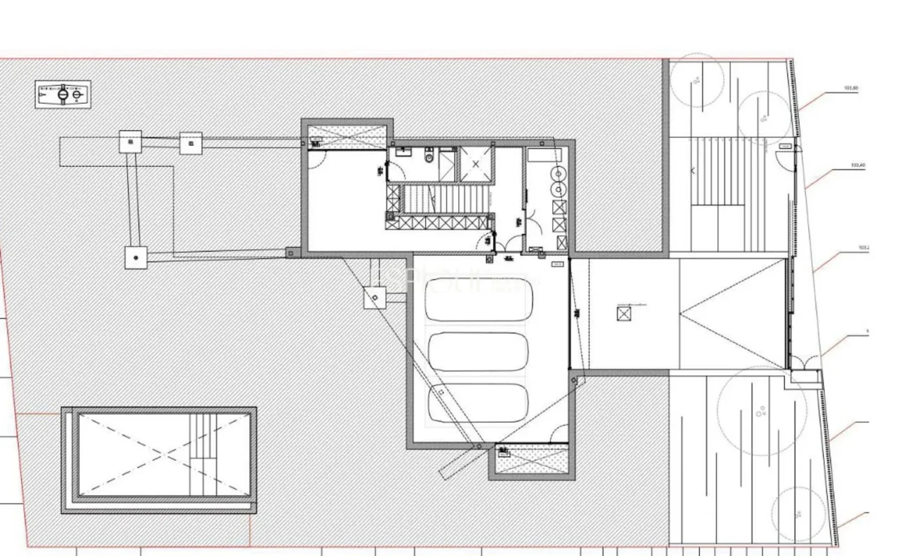 Residencia de diseño contemporáneo en Teià con piscina y jardín privado