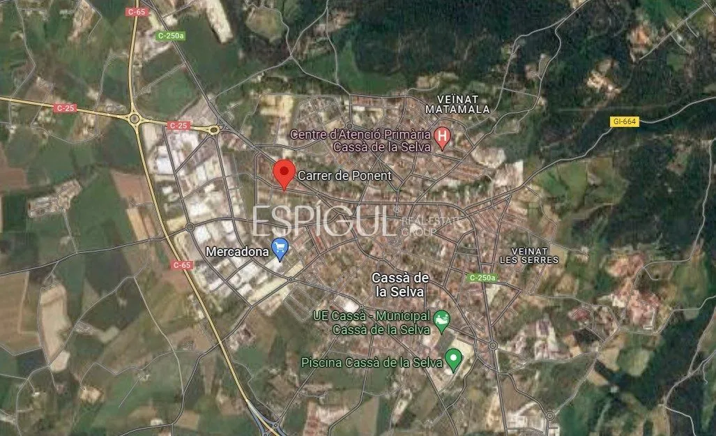 Terreny de 500 m2 a Cassà de la Selva