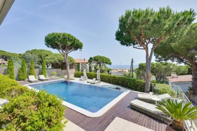 Villa de luxe amb impressionants vistes al mar a Cabrils, Maresme