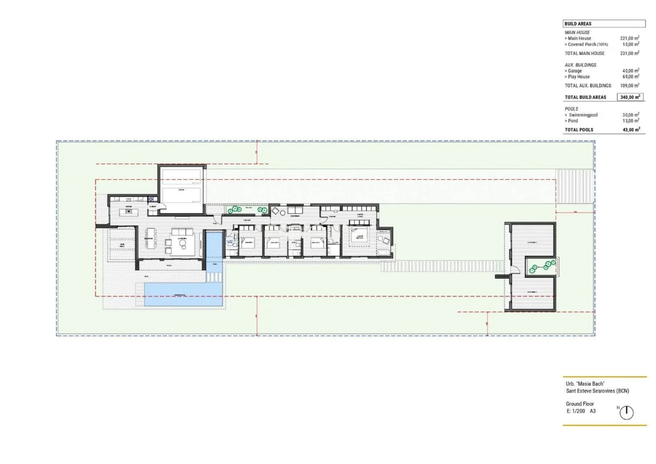 Villa d’obra nova en venda al Golf Masía Bach