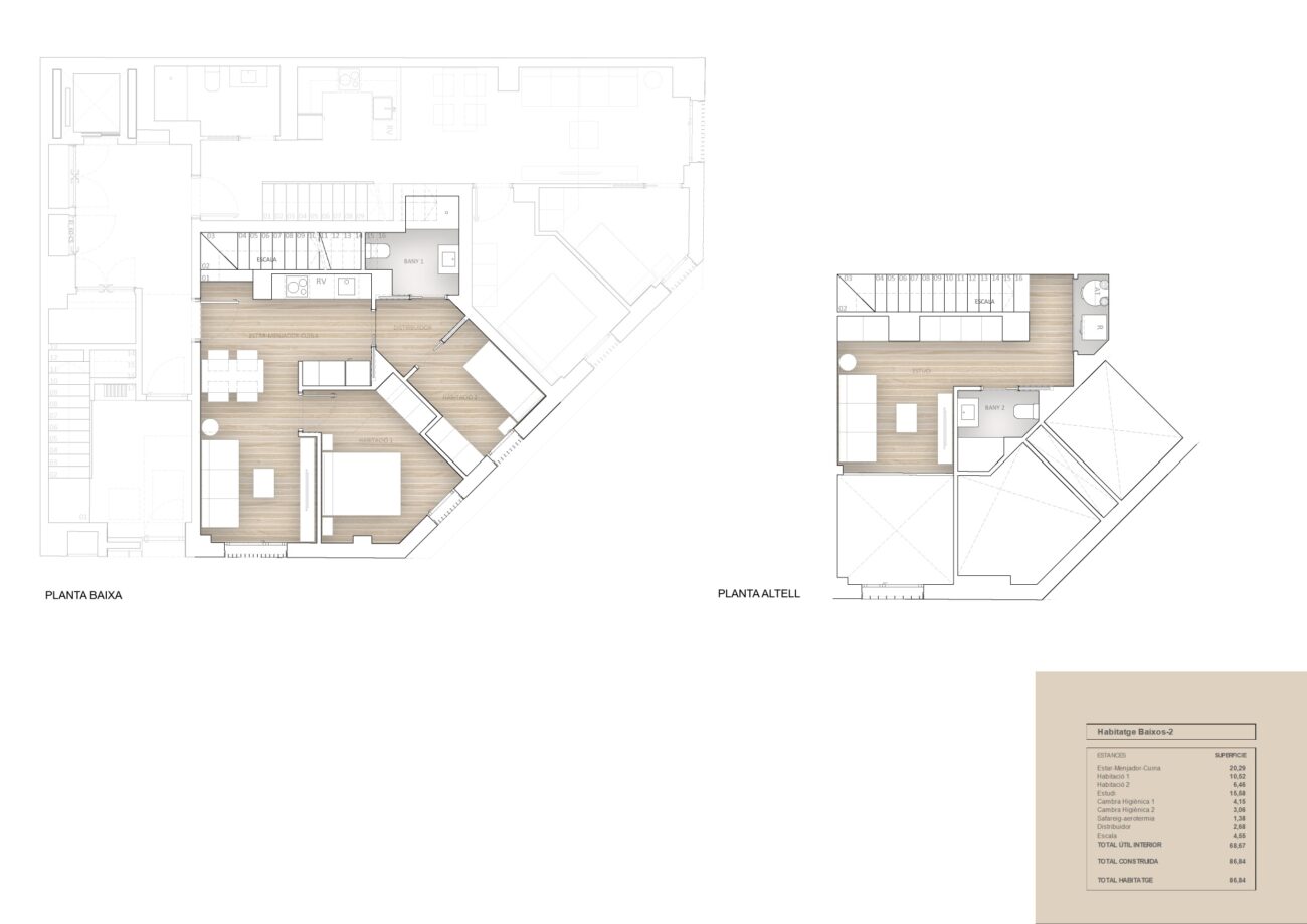 New build apartments in Castillejos Sant-Pau