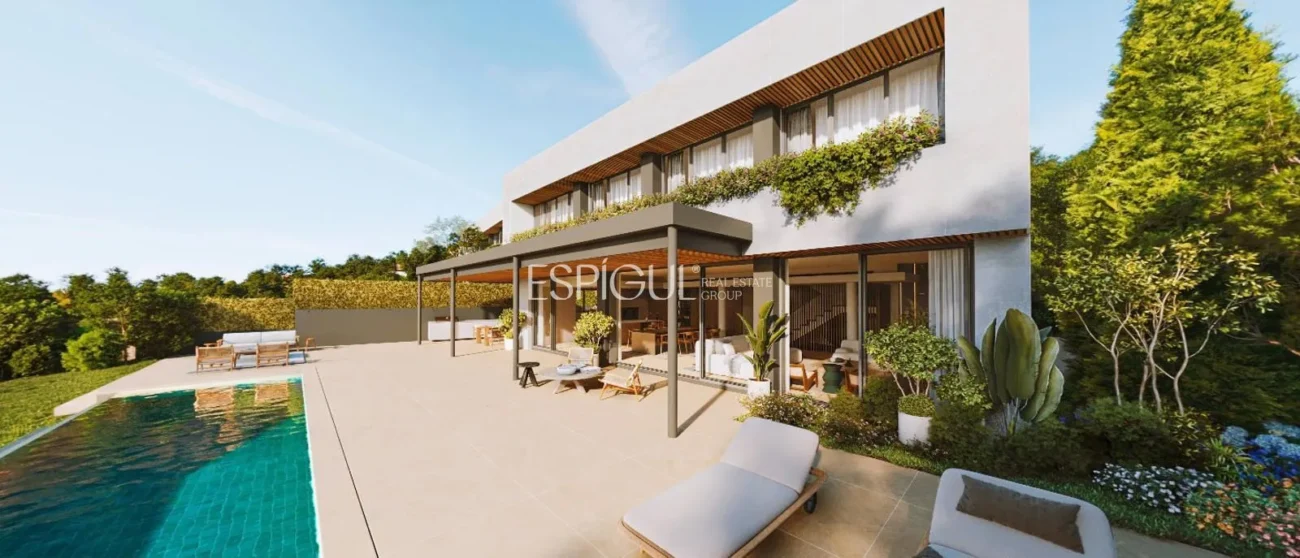 Lujo con vistas al mar: Exclusivas casas  de obra nueva con piscina en Llavaneras