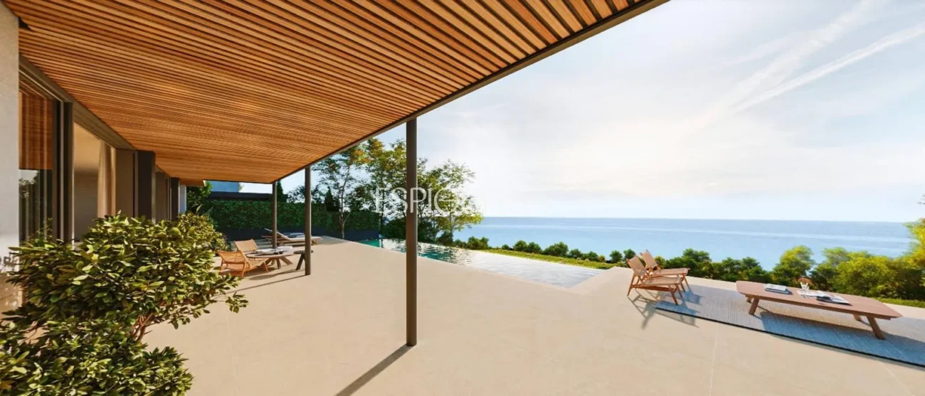 Lujo con vistas al mar: Exclusivas casas  de obra nueva con piscina en Llavaneras