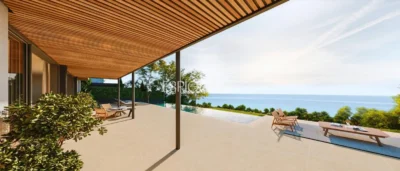 Lujo con vistas al mar: Exclusivas casas  de obra nueva con piscina en Llavaneras