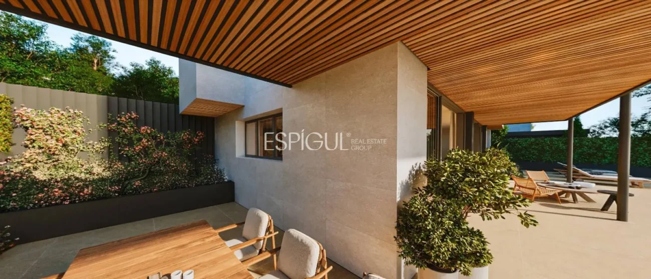 Lujo con vistas al mar: Exclusivas casas  de obra nueva con piscina en Llavaneras