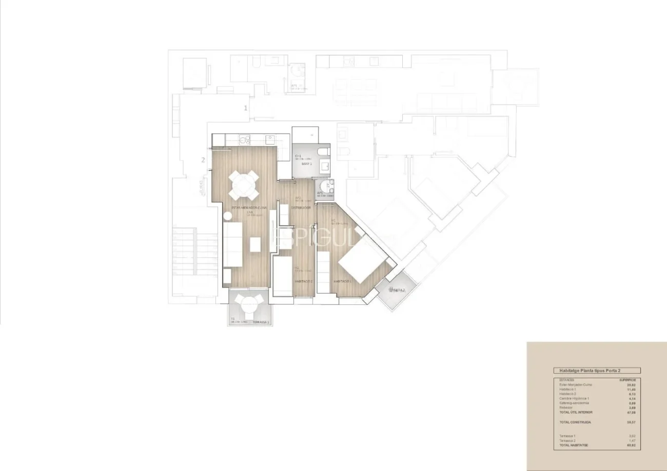 Квартира на продажу на улице Calle de los Castillejos, 371