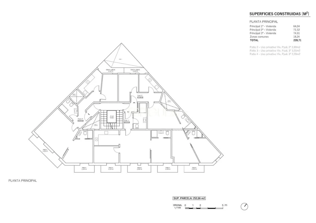 Piso en venta en carrer Aribau