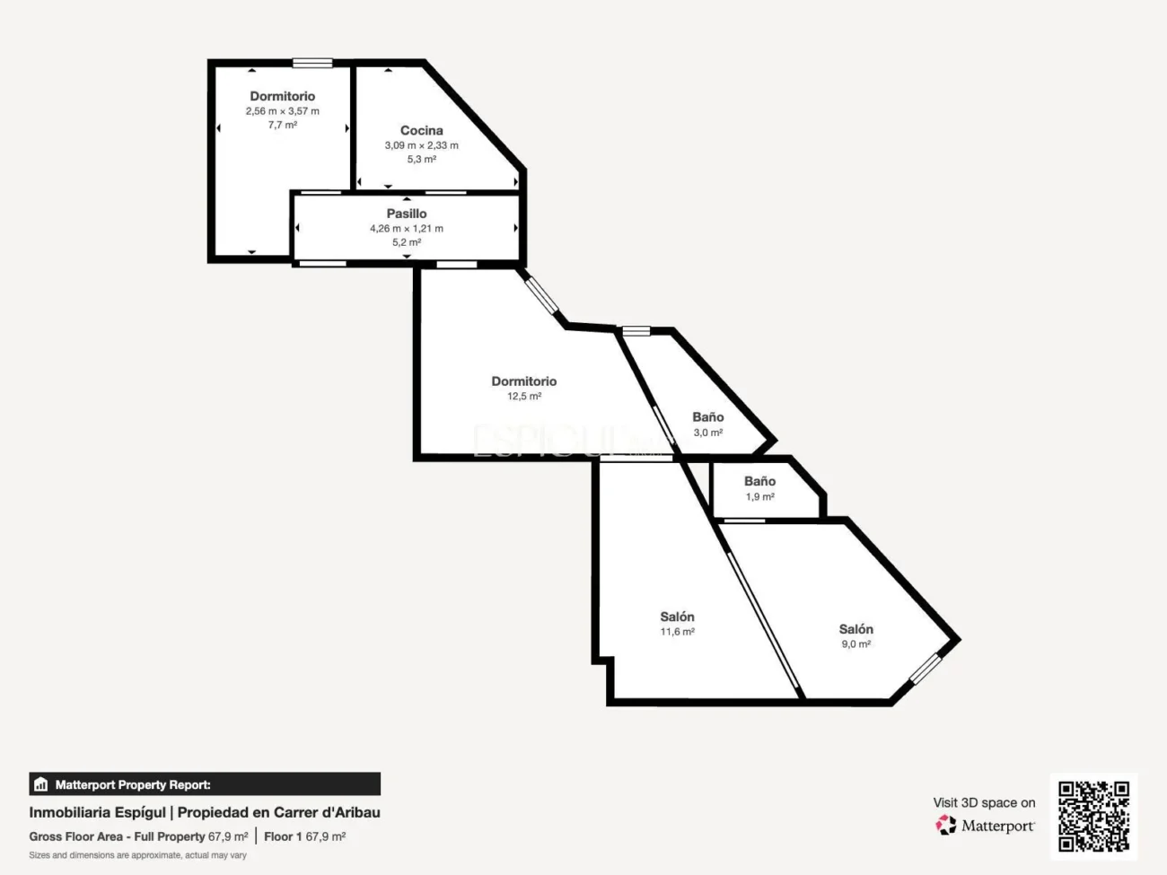 Piso en venta en carrer Aribau