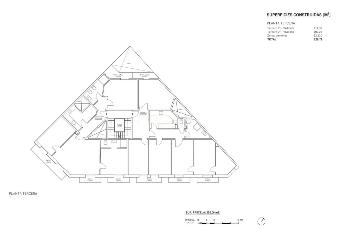 Piso en venta en carrer Aribau