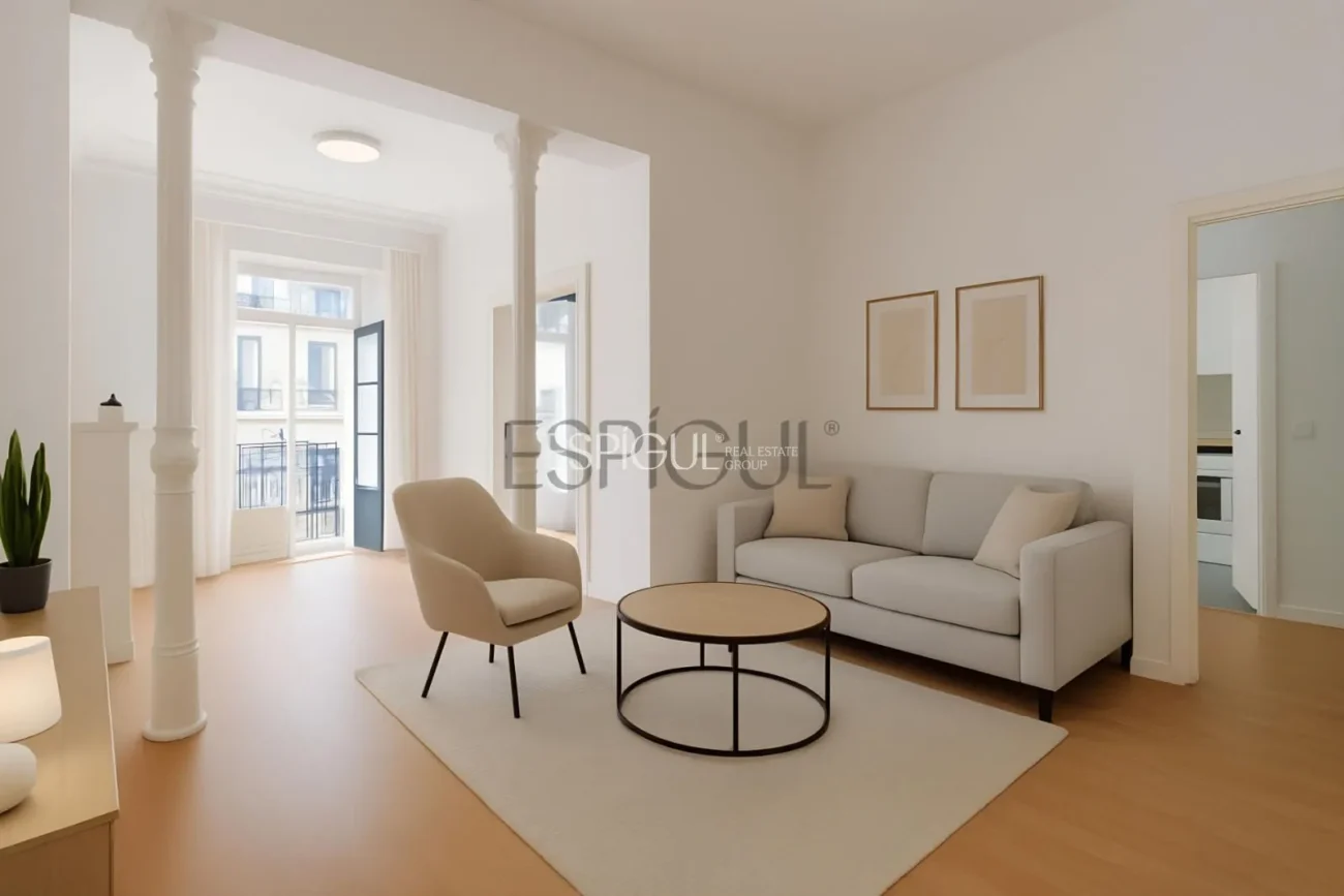 Exterior apartment for sale on Calle Goya, Barrio de Salamanca