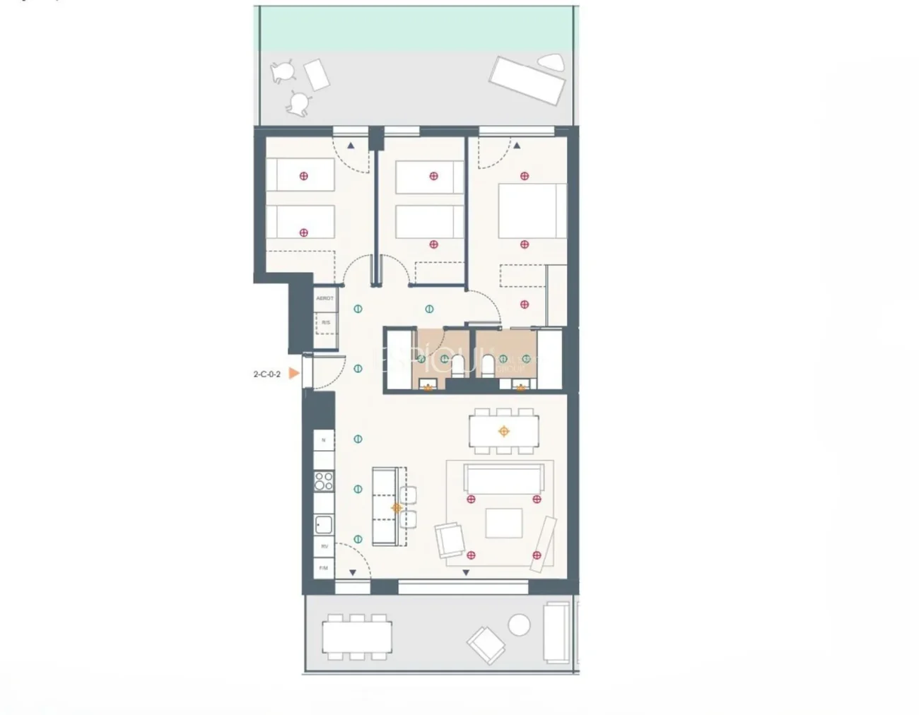 Precioso piso de obra nueva cerca del mar en El Masnou