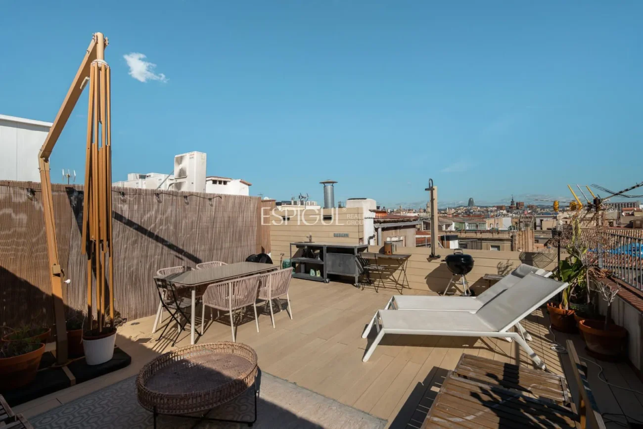 Penthouse exclusif avec terrasse privée dans le Born