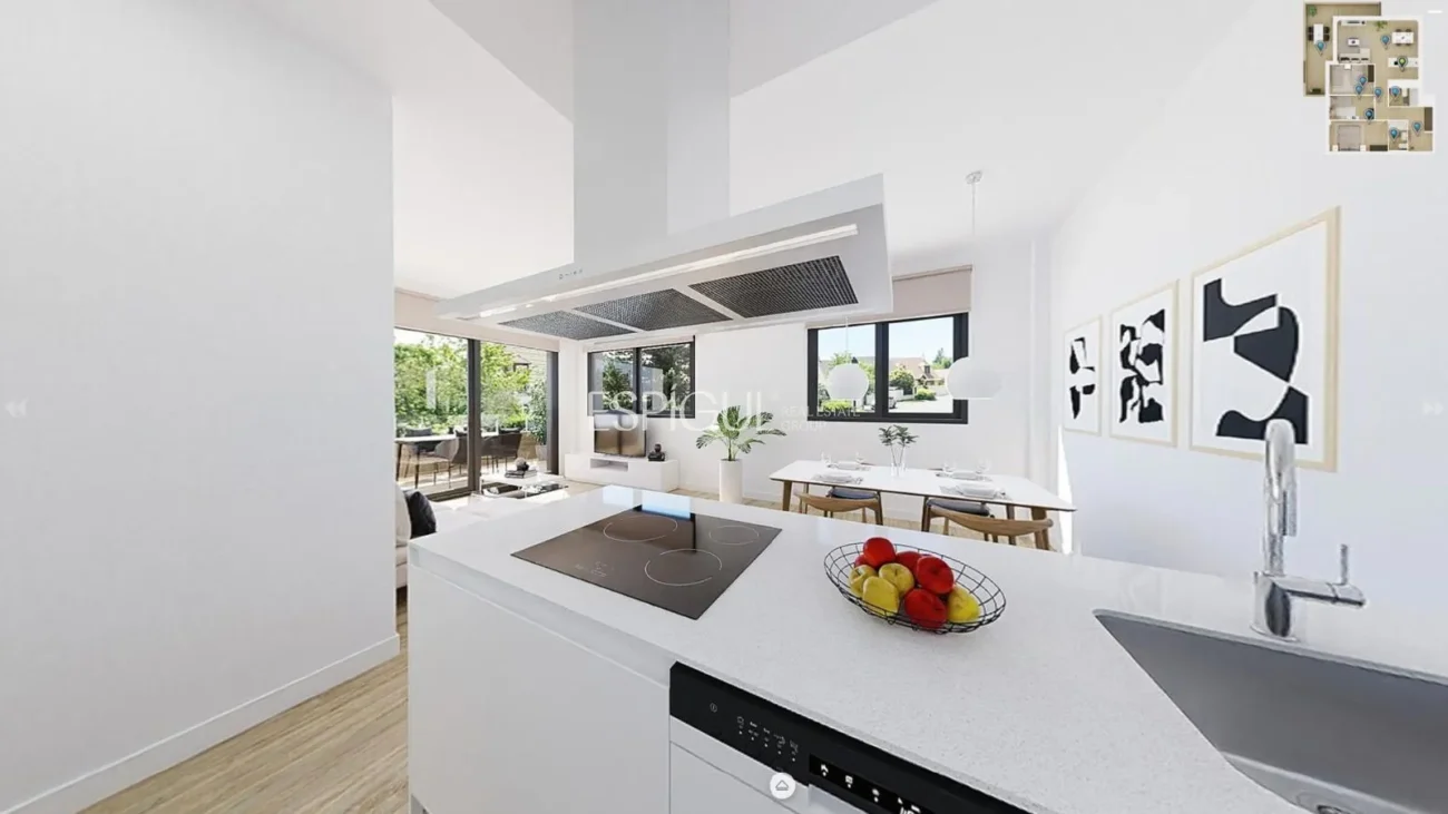 Bajo con terraza y jardín en Sarrià de Ter – Obra nueva