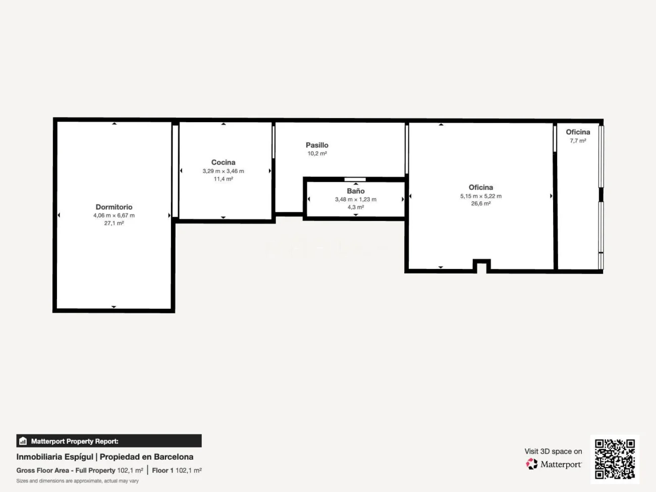 Loft con terraza en Poble-sec, gran potencial.