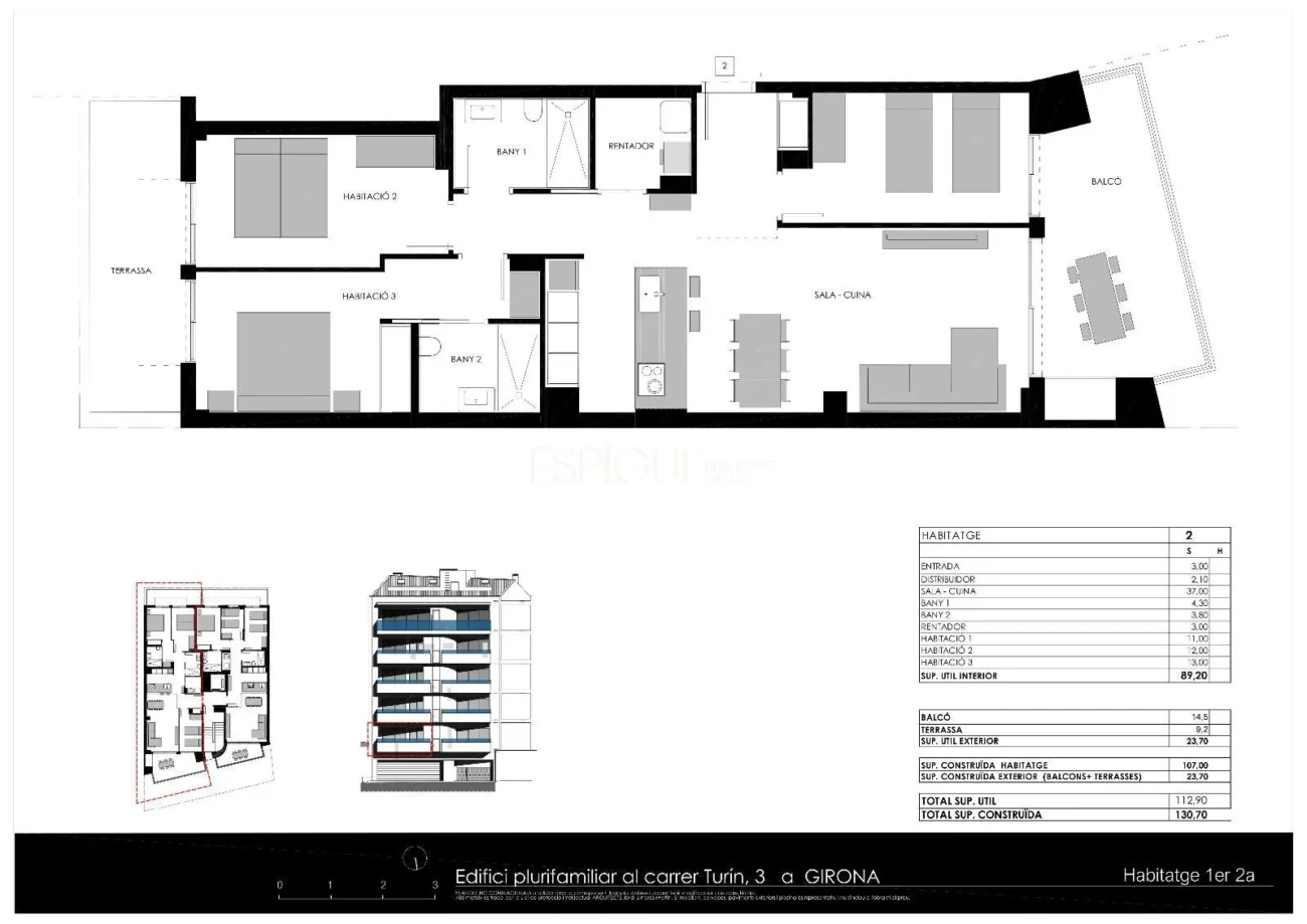 Новая квартира в районе Девеса-де-Жирона