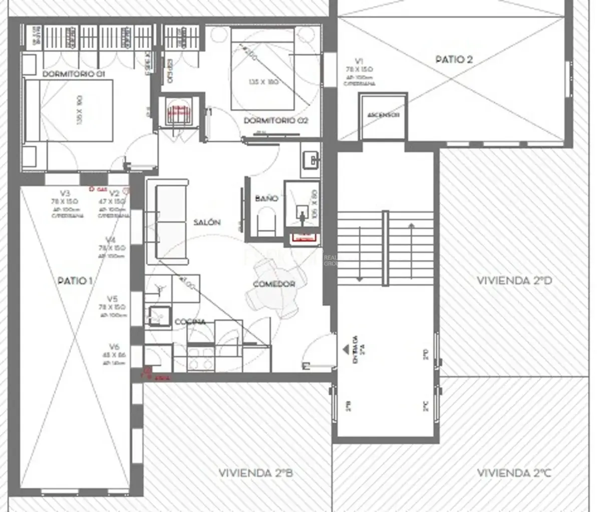 Piso en venta situado en Madrid, en la zona de Retiro.