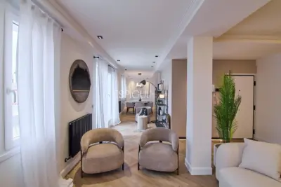 Ático situado en Madrid, en la exclusiva zona de Salamanca.