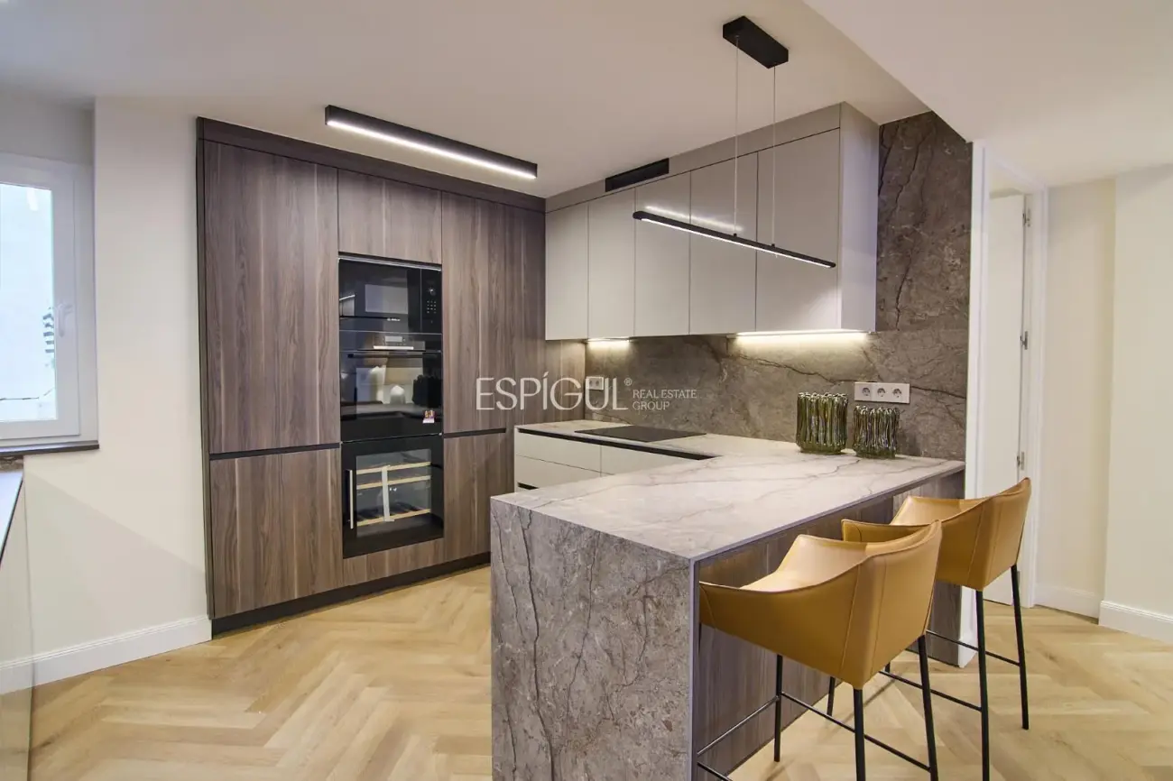 Ático situado en Madrid, en la exclusiva zona de Salamanca.