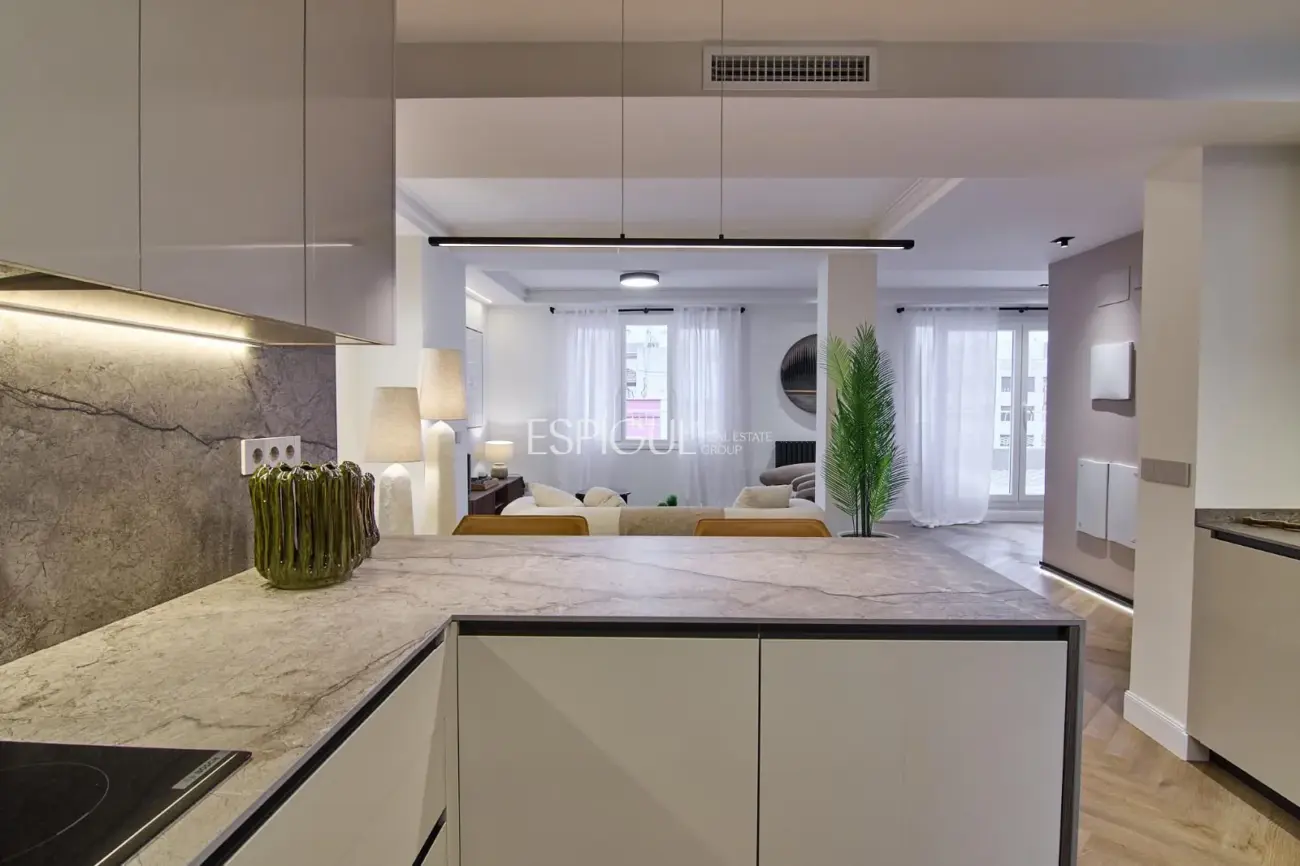 Ático situado en Madrid, en la exclusiva zona de Salamanca.