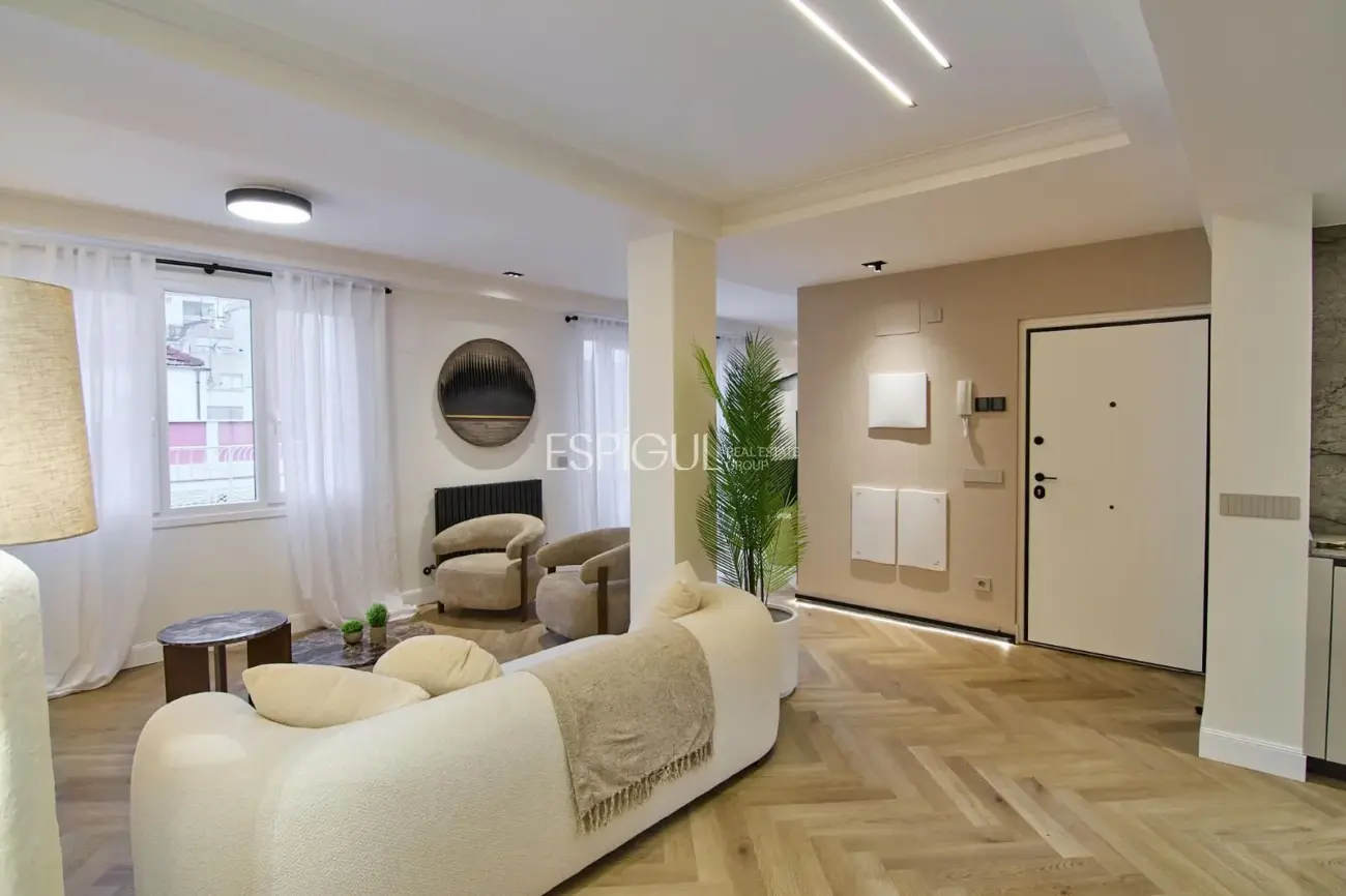 Ático situado en Madrid, en la exclusiva zona de Salamanca.