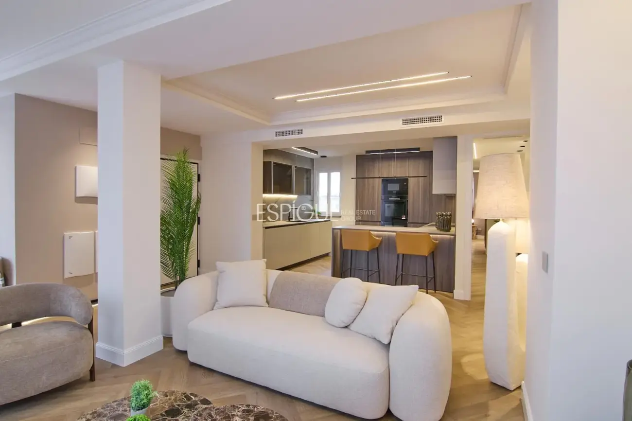 Ático situado en Madrid, en la exclusiva zona de Salamanca.