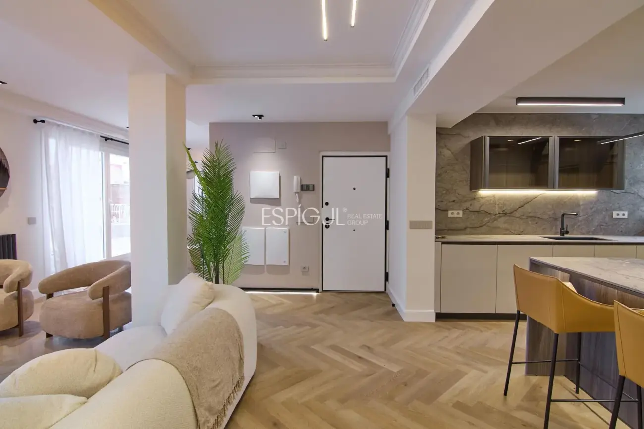 Ático situado en Madrid, en la exclusiva zona de Salamanca.