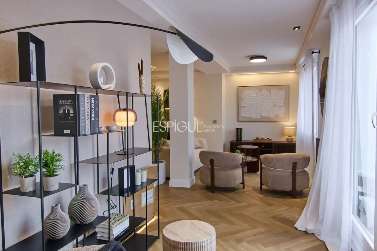 Ático situado en Madrid, en la exclusiva zona de Salamanca.