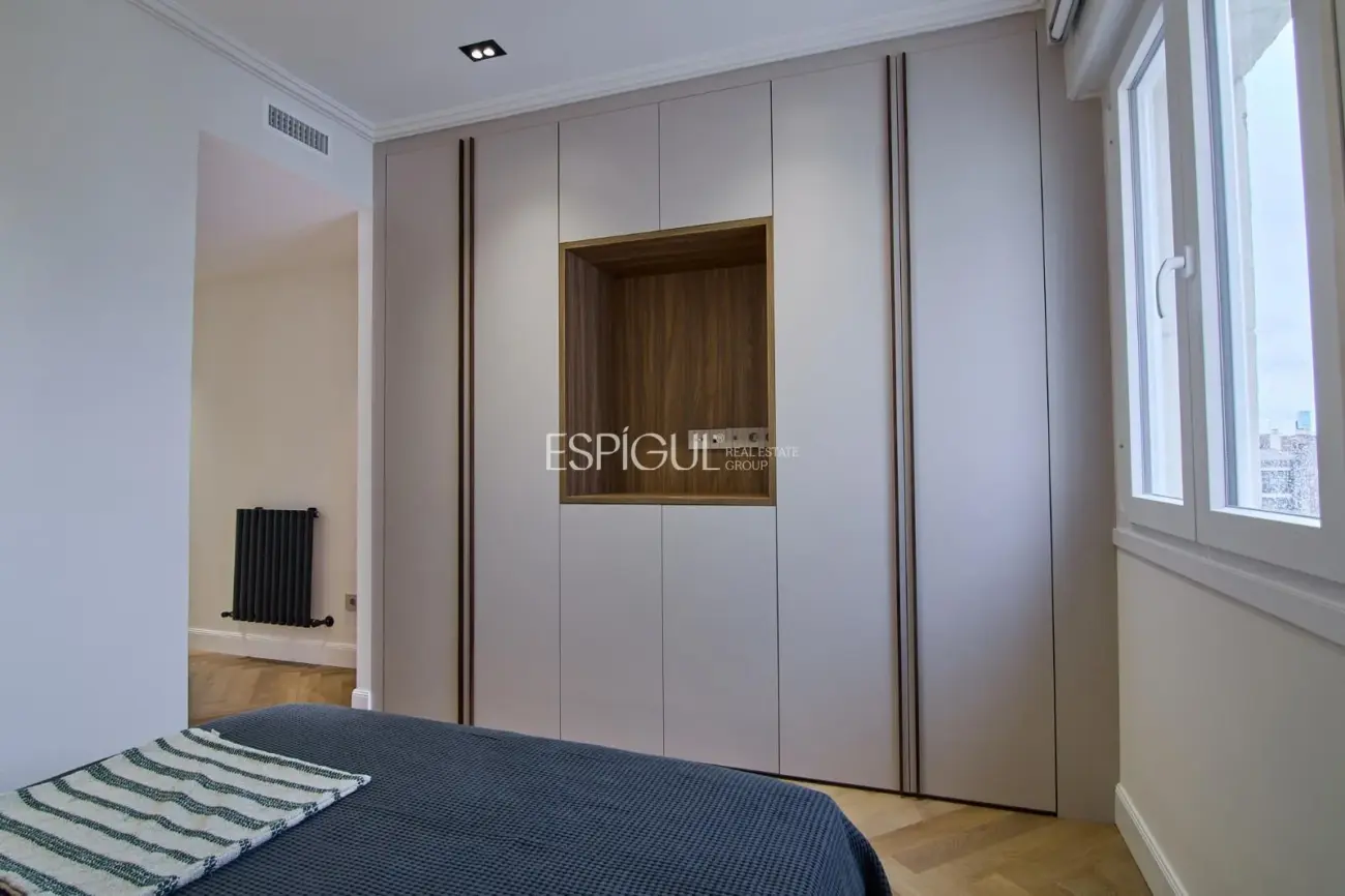 Ático situado en Madrid, en la exclusiva zona de Salamanca.