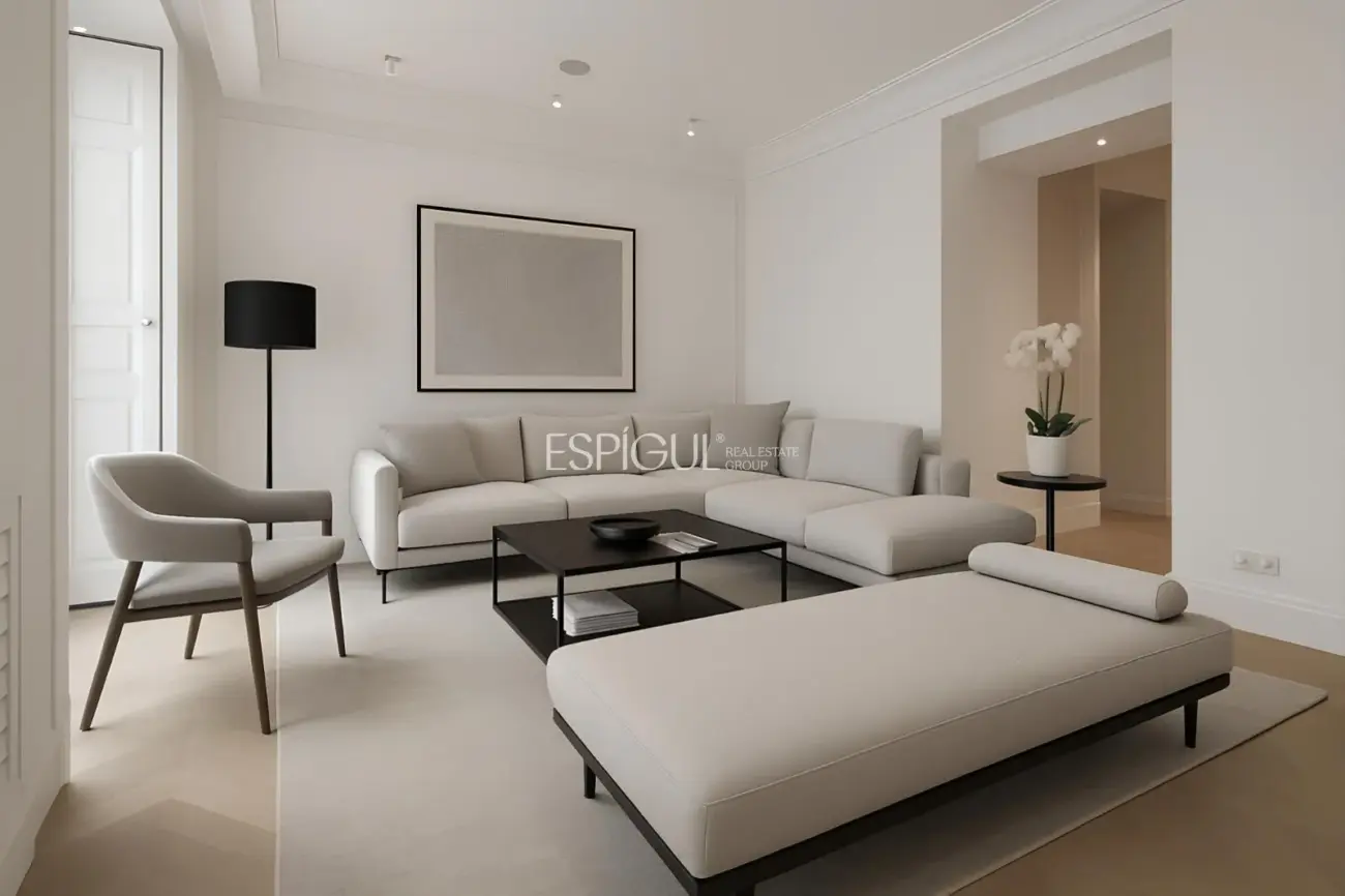 Piso en venta exterior reformado en calle Lagasca, Castellana.