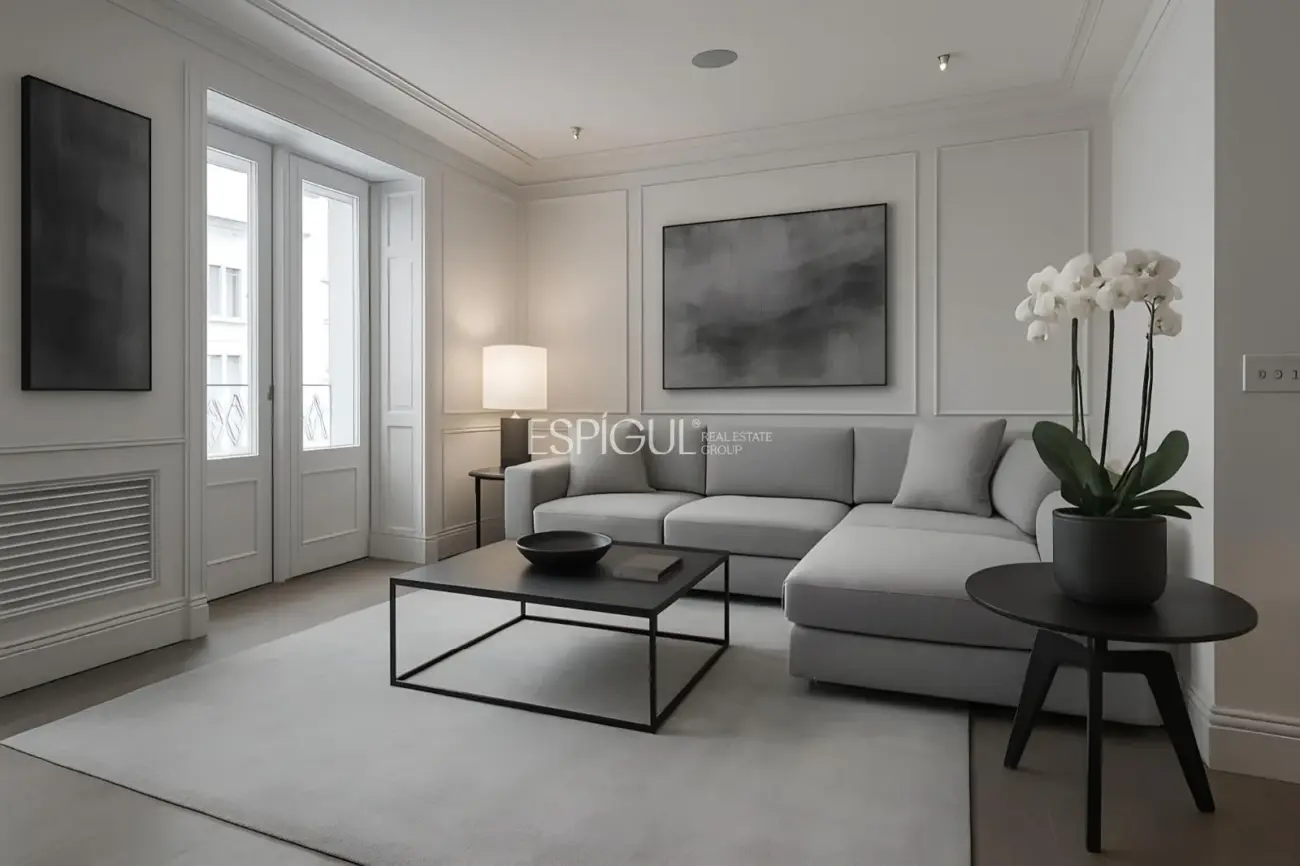 Piso en venta exterior reformado en calle Lagasca, Castellana.