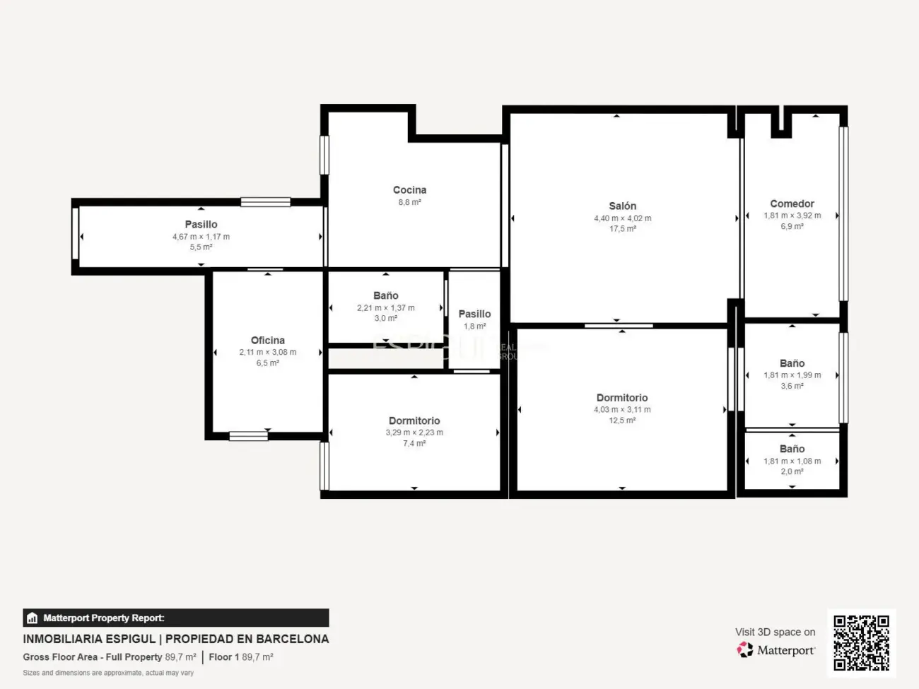 Exclusiva vivienda de 100m2 reformada en finca regia de l’Eixample
