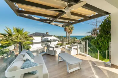 Exclusive viewpoint in Arenys de Mar: Light, sea, and privacy.