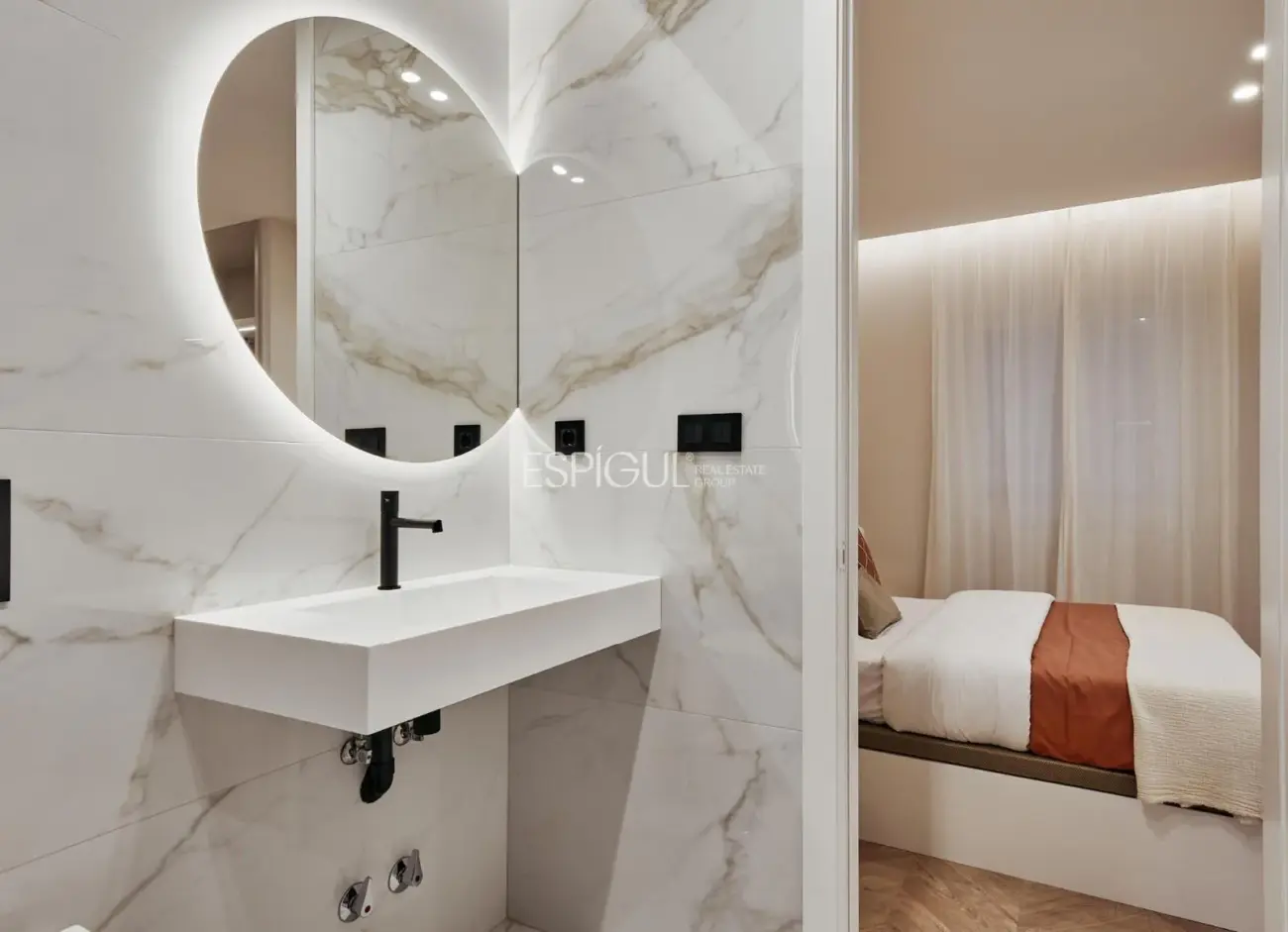 Piso a estrenar en Lista 3 habitaciones con terraza y plaza de garaje.