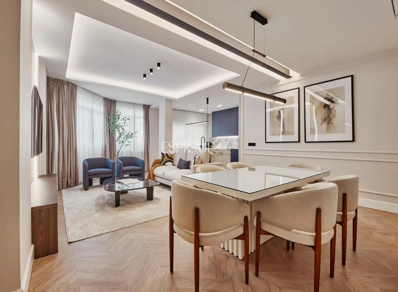 Piso a estrenar en Lista 3 habitaciones con terraza y plaza de garaje.