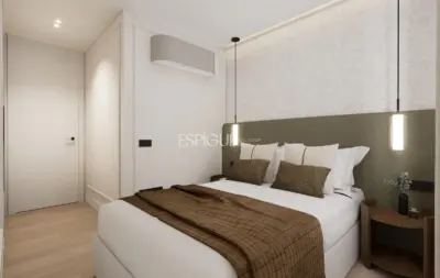 Renovated exterior apartment for sale on Lagasca street, Castellana.